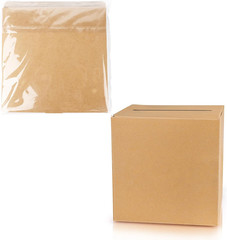 Kraft Card Box Raffle Box Voting Card Receiving Money Holder for Wedding Recepti