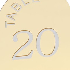 20PCS Gold Table Numbers Acrylic Party Table Numbers Wedding Table Numbers Sign