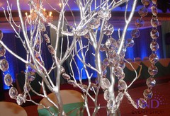 ACRYLIC CRYSTAL GARLAND STRAND CHAIN HANGING DIAMOND BEAD/WEDDING TREE DECOR