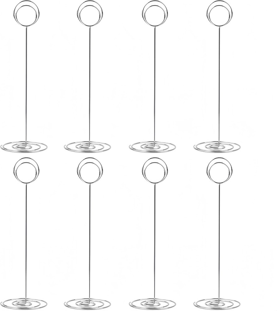20 Pack 8.75 Inch Tall Table Number Holders Place Card Holder Table Picture Hold