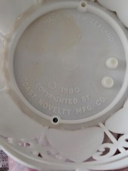 Vintage -1980 Coast Novelty – Made in New Zealand- Wedding Cake Topper w/ Heart