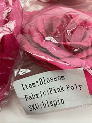 Pink Polyester Fake Flowers Set Of 19 New