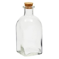 Juvale 12-Pack Mini Glass Bottles with Cork Lids – 4 oz Clear Vintage clear