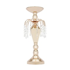 17.7in Height 10 Pcs Versatile Metal Wedding Centerpieces Vase& Pillar Candle