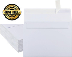 50 Pack White Envelopes – 5 x 7 Inch, A7, Card, Invitation & 5X7,