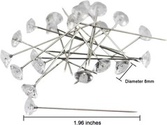 Handheld Wedding Flower Bouquet Holders – Set of 4 with 100 Pins Included