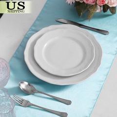 5 Pcs Satin Table Runner Wedding Banquet Decoration Tablecloth Party (12″X108″)