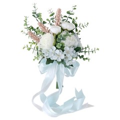 Romantic Bride Holding Bouquets Decoration Artificial Flower Wedding Bouquets