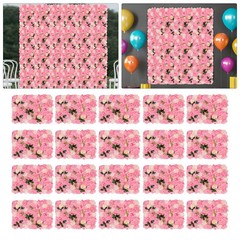 Flower Wall Panel, Artificial Floral Backdrop, Wall Decoration Backdrop