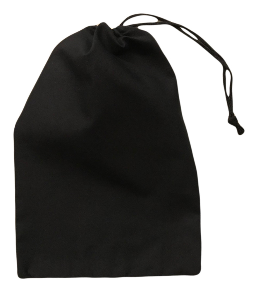 4″x6″ Cotton Single Drawstring Muslin Bags (Black Color)