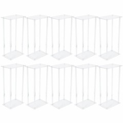 10 Pcs Acrylic Flower Stand Wedding Centerpiece Tall Vase Bouquet Backdrop Vase