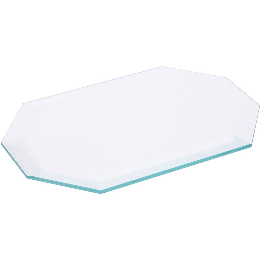 Plymor 4″ x 6″ Long Octagon, 5mm Thick Beveled Clear Glass