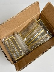 24 Pack – 4″x6″ Gold Acrylic Picture Frames – Gold Border, Double Sided Holders