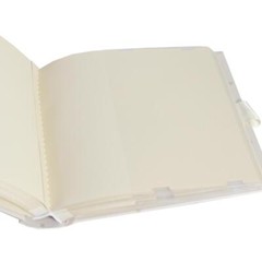 Amore Suede Wedding Photo Album with Silver Rings WG273