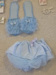Vintage 1950’s Wedding Accessory Set Blue cute Photo Props