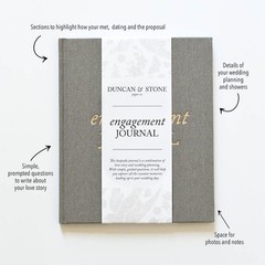 Engagement Gifts for Couple – Wedding Planner For Bride 7.75″ x 9.25″, Ivory