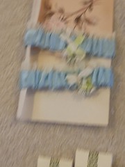 Vintage 1950’s Wedding Accessory Set Blue cute Photo Props