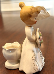 Holt Howard Bride with Bouquet, 1950s or 1960s with Original Label