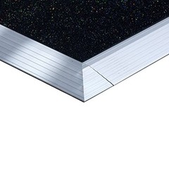 Portable Commercial Dance Floor 15×15 Black Waterproof Tiles Wedding Event Party