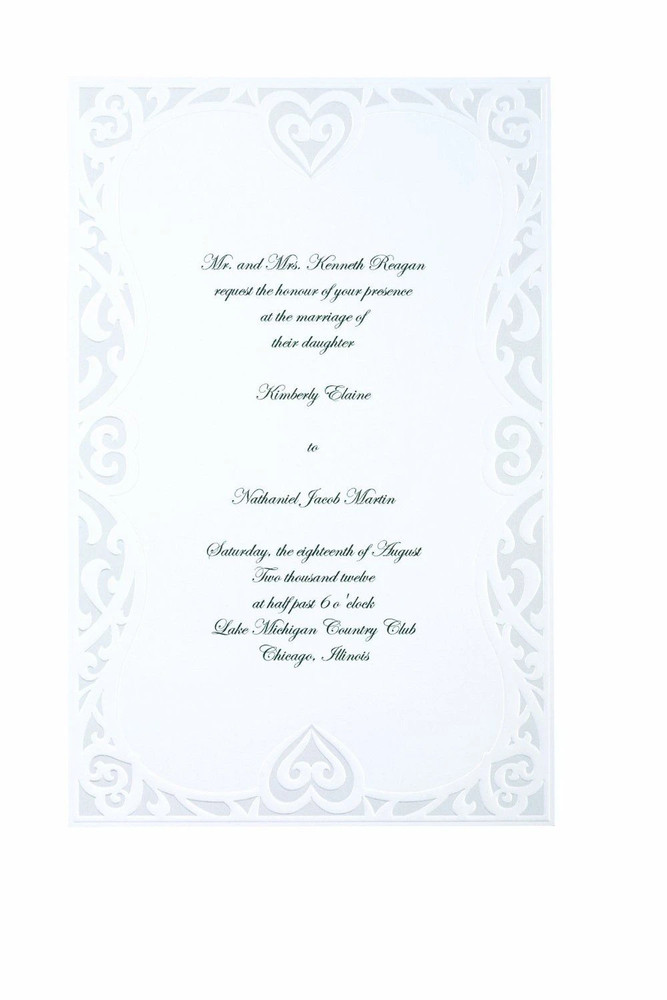Luxe Hearts Invitation Kit – 50 Count