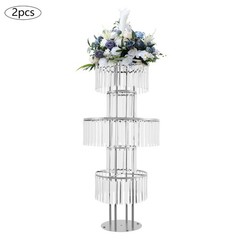 5 Tier Flower Stands 2PCS Flower Stands Crystal Flower Stands Iron Acrylic