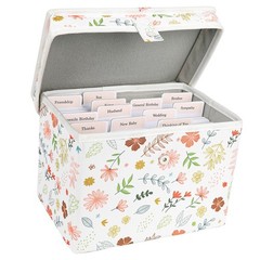 Greeting Card Organizer Storage with 12 Removable Dividers, Holds 140+ Cards,…