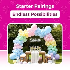Pastel Balloons Latex Party Balloons – 150 Pack 5inch (Small) 01-assorted-d02
