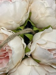 10” Blush Peony Kissing Ball Hanging Wedding Decor Floral Bouquet Set of 3 NEW