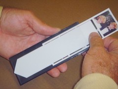 50 Magnetic Photo Booth Frames, made in USA, Full Magnet, white/black, free ship