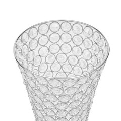 2 pcs Silver Wedding Table Crystal Flower Stand For Anniversary Ceremony Party