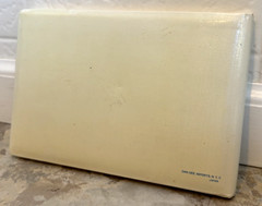 Vintage Dan Dee Guest Book NOS Unmarked Cream Flowers ~8.5×5.5″ Wedding Party