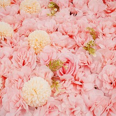12PCS Flower Wall Panel, 3D Artificial Flower Backdrop Wall, Rose Floral Panel