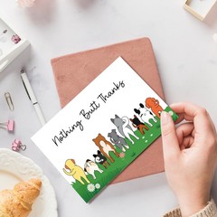 Funny Dog Thank You Card for Dog Owner, Cute Dog Appreciation Card for Him He…