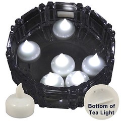 FREESH 6X Waterproof LED Floating Tealight Flameless Candle Wedding Party WHITE