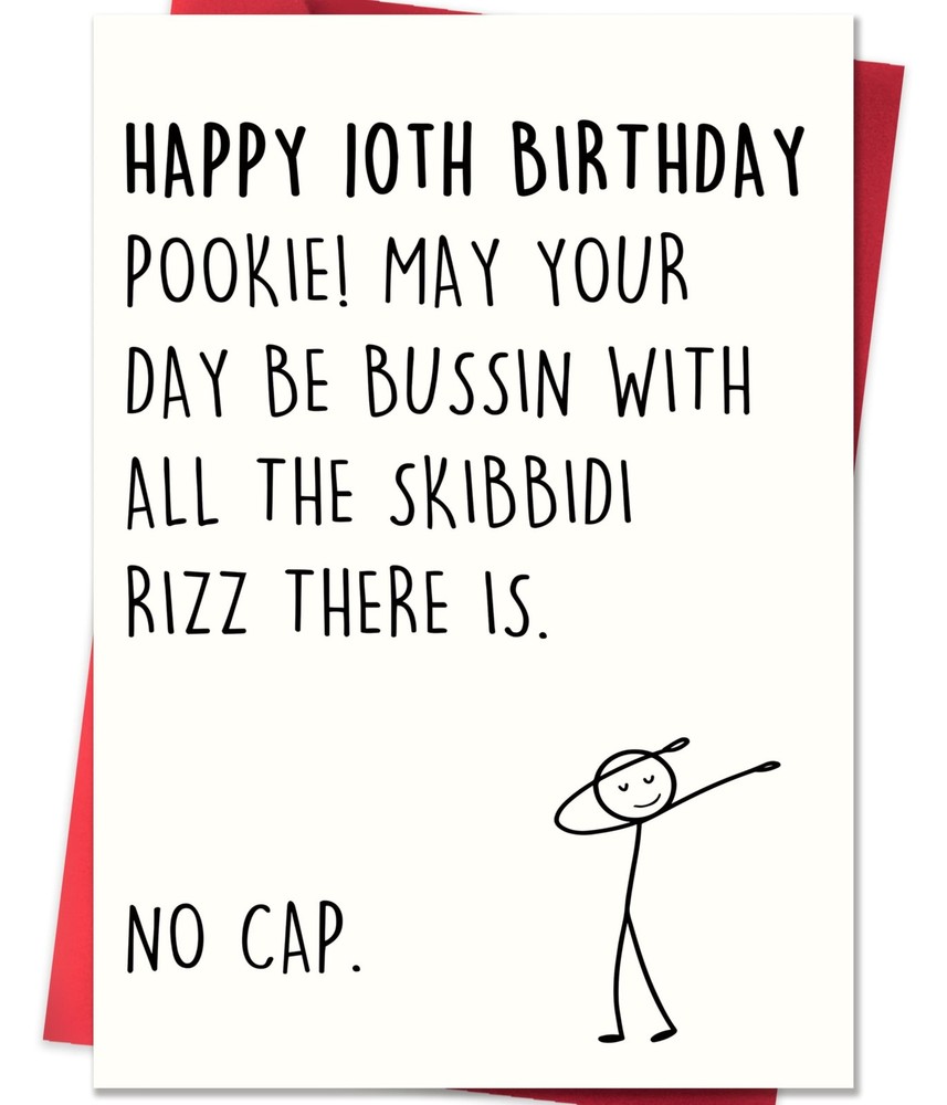 10th Birthday Card,10 Year Old Birthday Gifts & Decorations for Boys Girls So…