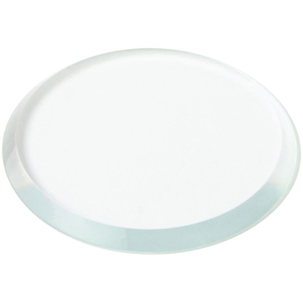 Plymor 1.5″ Round, 3mm Thick Beveled Clear Glass Circle