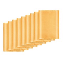 Uimoso 50PCS Gold Elastic Chair Bands for Weddings, Parties, and Dining Events