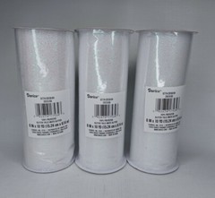 3 Pack Darice 2913-50 White Glitter Tulle Netting Wedding Crafts 6″ x 10 yds
