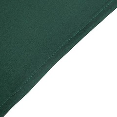 7 ft x 3 ft HUNTER GREEN Matte Fitted Spandex Half Moon Arch Stand Cover Wedding