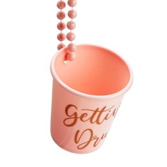 Sparkle and Bash Set of 12 Beaded Bachelorette Shot Glass 1.5 Ounces, White