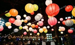 12x Round 18″ Paper Lanterns Lamp Wedding Birthday Party Floral Event LED Light