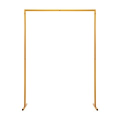 Wedding Arch Rack Rectangular Flower Decor Frame Stand Gold Metal Party Backdrop
