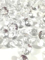 4Lb Crystal Acrylic Diamond Vase Gems or Table Scatters (Medium 2cm, Clear)