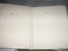 Hallmark Our Wedding Photo Keepsake Album Guest Book Embossed Love Birds Flowers