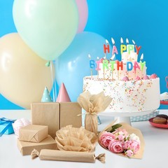 NEBURORA 100 Sheets Kraft Tissue Paper for Gift Bag 20×14 Inches, kraft