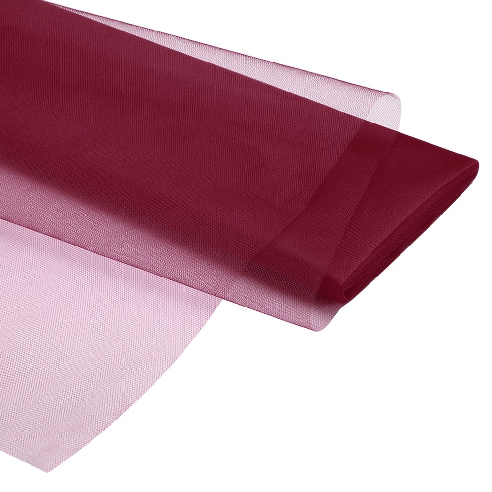 Tulle Fabric Rolls 54 Inch by 10 Yards Fabric Spool Tulle Burgundy