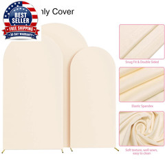 1Pc Arch Stand Cover Wedding Flower Door Decoration Polyester Elastic Set Backgr