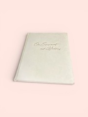 Vintage “Our Engagement & Wedding” Memory Album 60’s Faux Leather