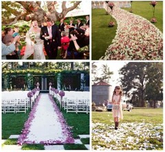 1000 × Silk Rose Petals Romantic Decor Fake Flowers Confetti Wedding Engagement