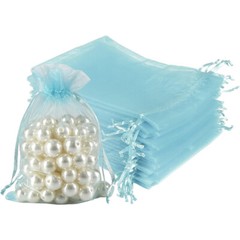 100 200pcs 4×6″ Drawstring Organza Gift Bags Wedding Party Candy Jewelry Pouches